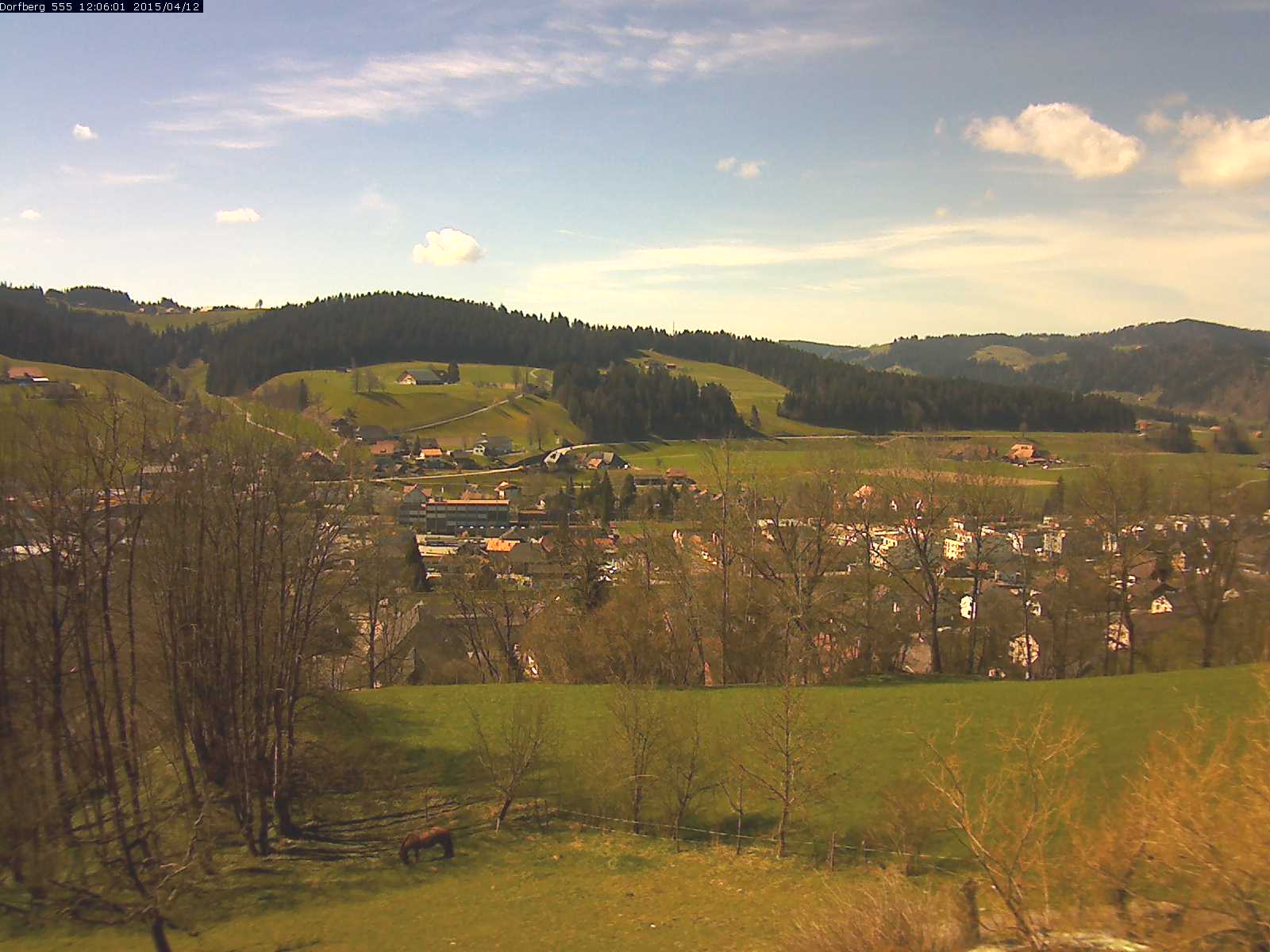 Webcam-Bild: Aussicht vom Dorfberg in Langnau 20150412-120601