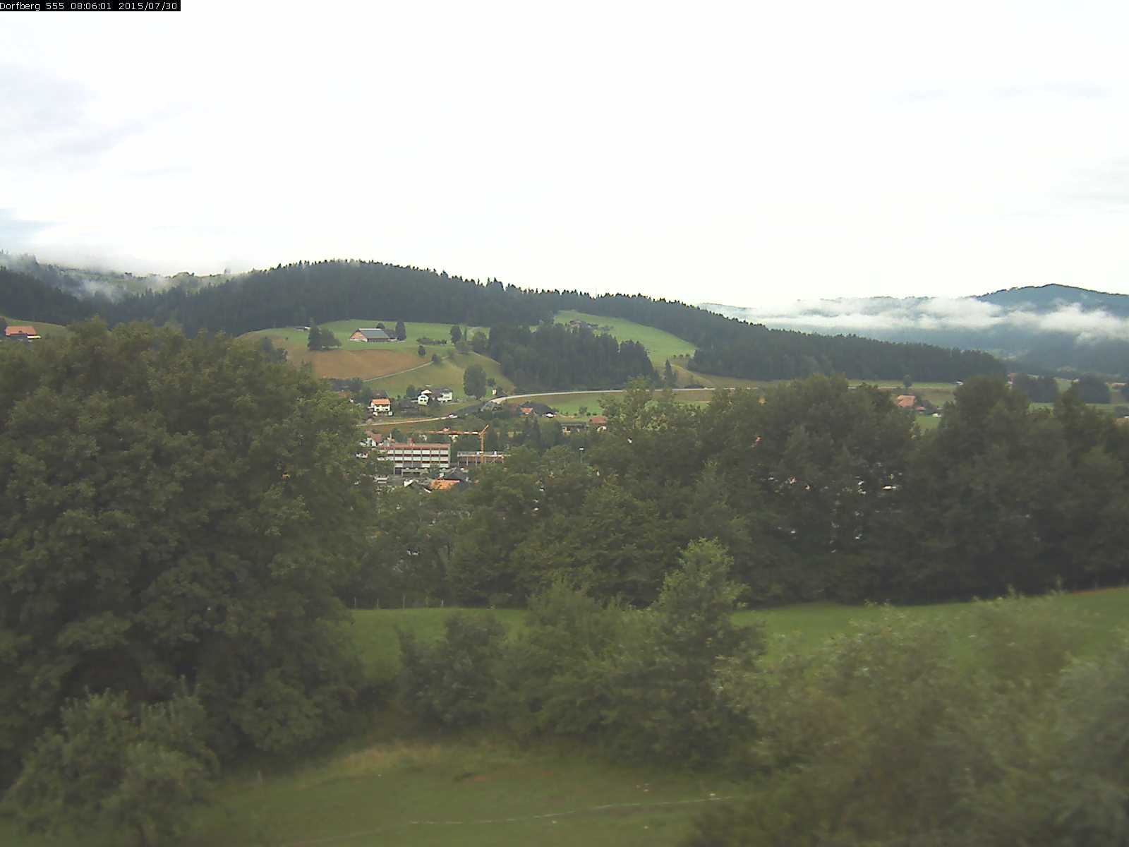 Webcam-Bild: Aussicht vom Dorfberg in Langnau 20150730-080601