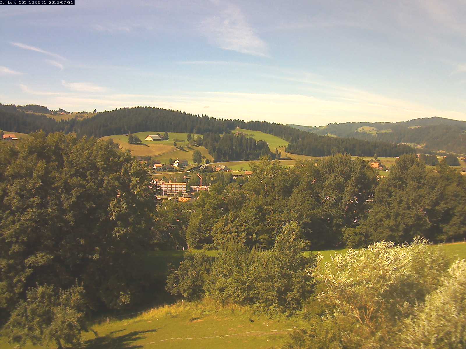 Webcam-Bild: Aussicht vom Dorfberg in Langnau 20150731-100601