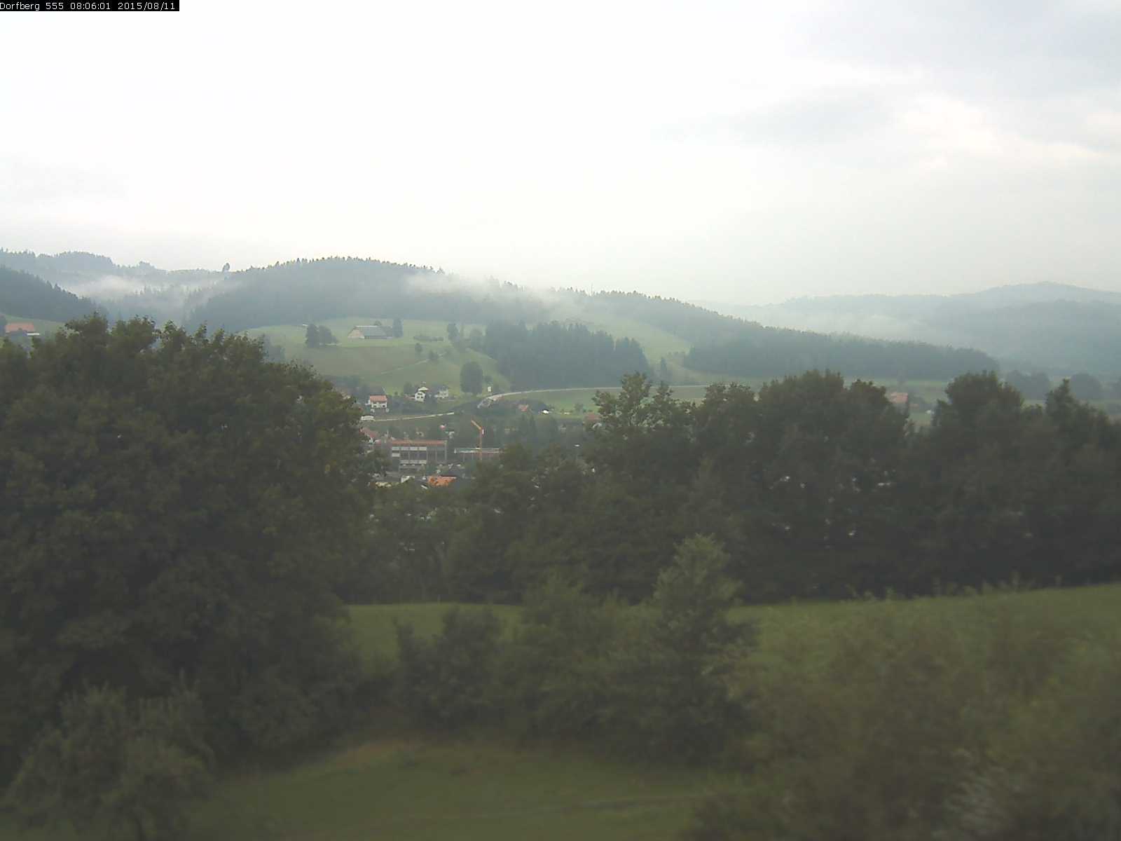 Webcam-Bild: Aussicht vom Dorfberg in Langnau 20150811-080601
