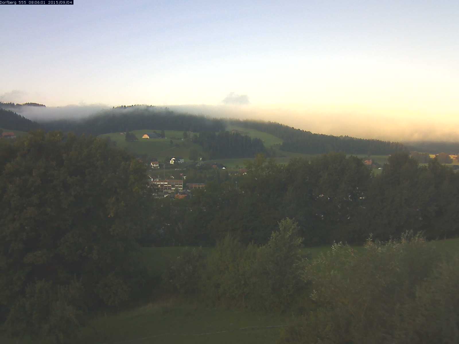 Webcam-Bild: Aussicht vom Dorfberg in Langnau 20150904-080601