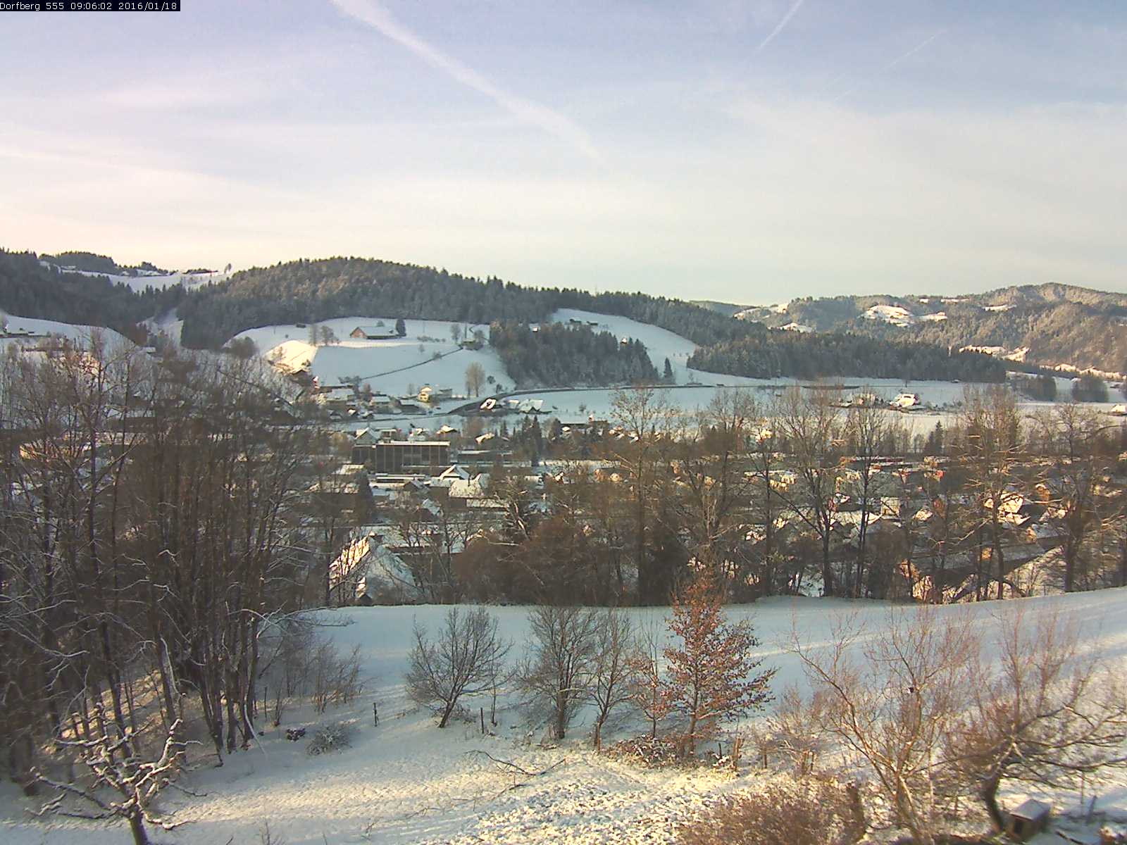 Webcam-Bild: Aussicht vom Dorfberg in Langnau 20160118-090601