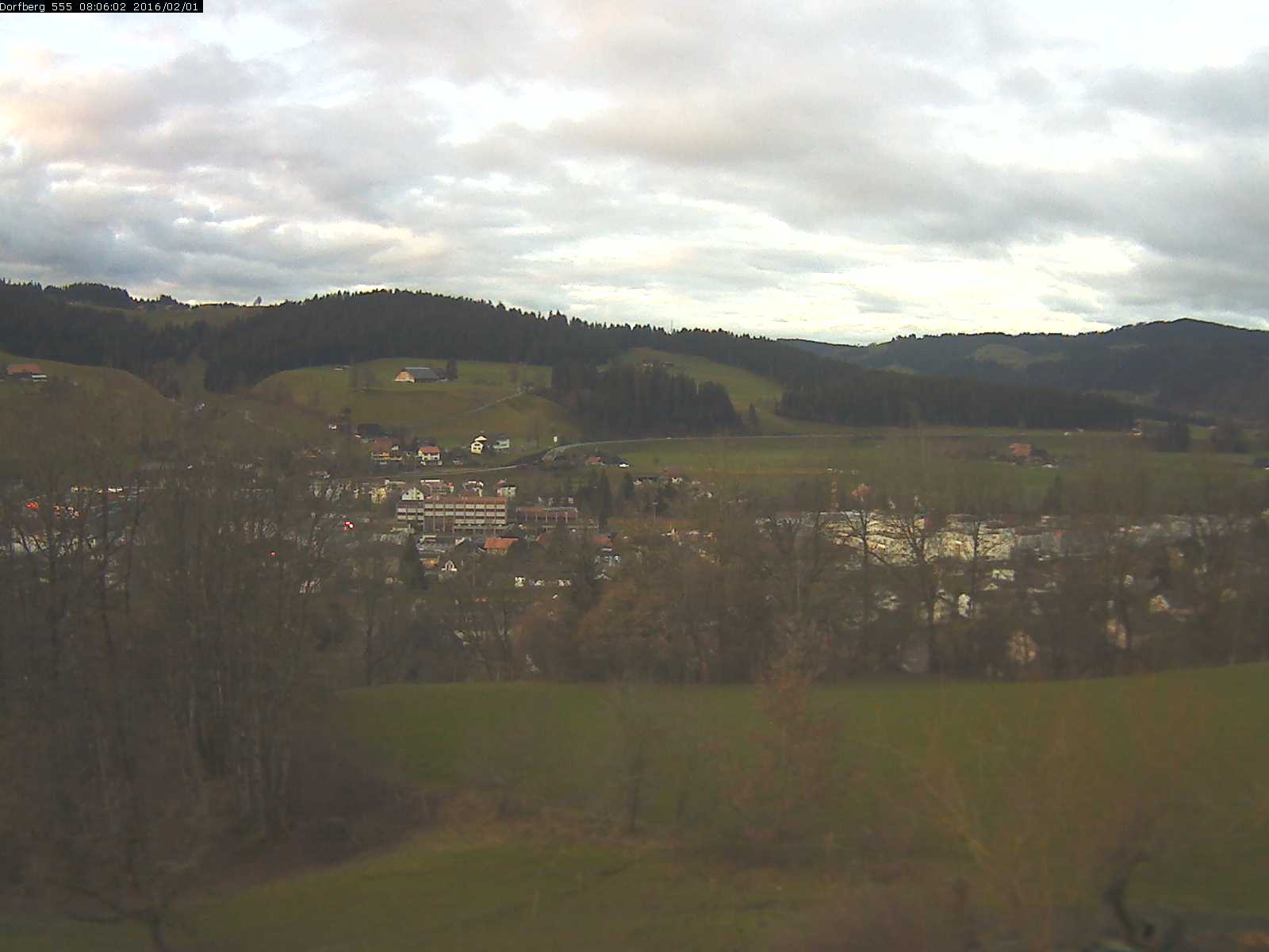 Webcam-Bild: Aussicht vom Dorfberg in Langnau 20160201-080601