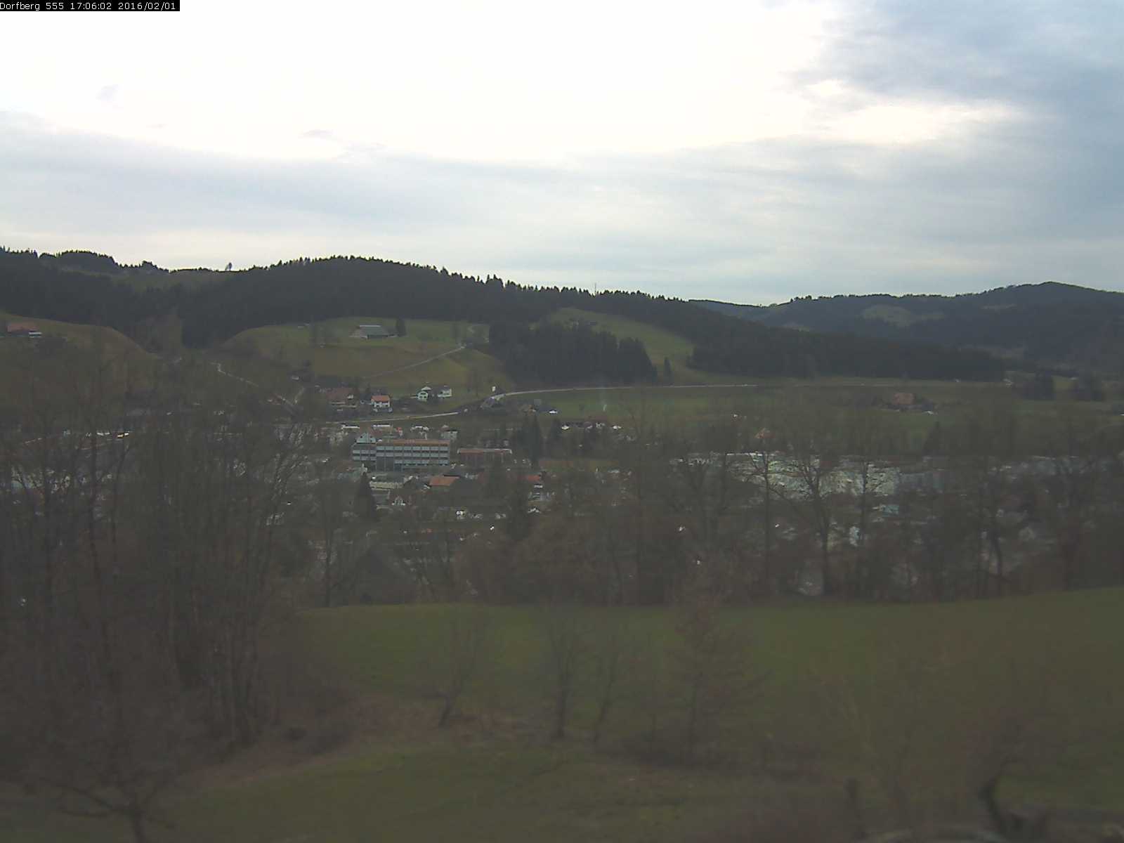 Webcam-Bild: Aussicht vom Dorfberg in Langnau 20160201-170601