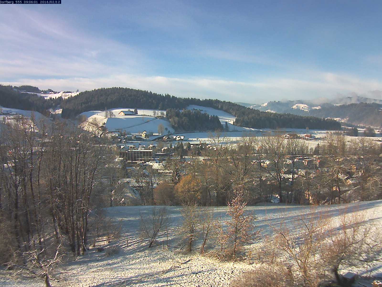Webcam-Bild: Aussicht vom Dorfberg in Langnau 20160212-090601